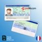 France ID card psd template full editabale | France id card Template photoshop use for | ID Card Number France