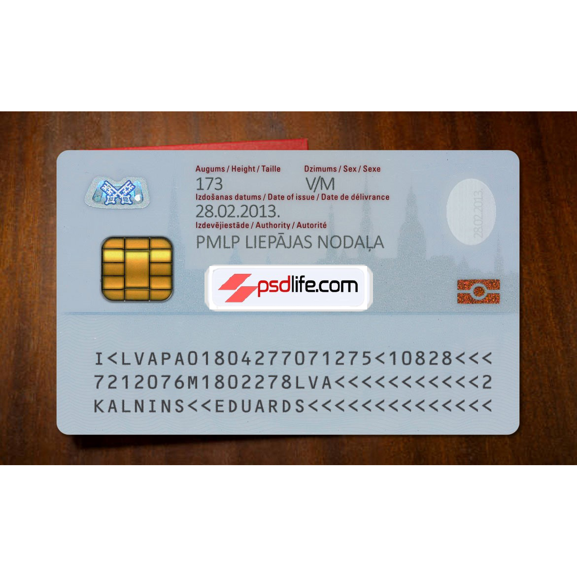 Latvia ID card psd template full editabale | Latvia id card Template photoshop use for | ID Card Number Latvia | Latvija ID KARTES viltota Psd Veidne rediģējama bezmaksas lejupielāde