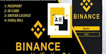Buy Binance authentication documents Verify the account with an editable passport and ID card and other open layer files