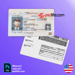 Missouri driving license psd template and Traffic Violation Convictions | fake drivers license template psd free download