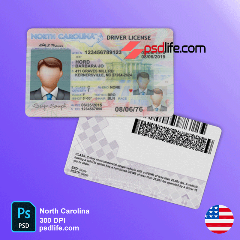 alien driving licence psd template