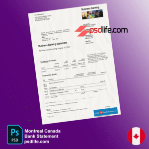 bank statement bank of Montreal psd template and Online Bank Tools | fake psd template statement bank download free