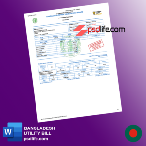 Download free Bangladesh BRAC bank statement template in word format | all details fully editable